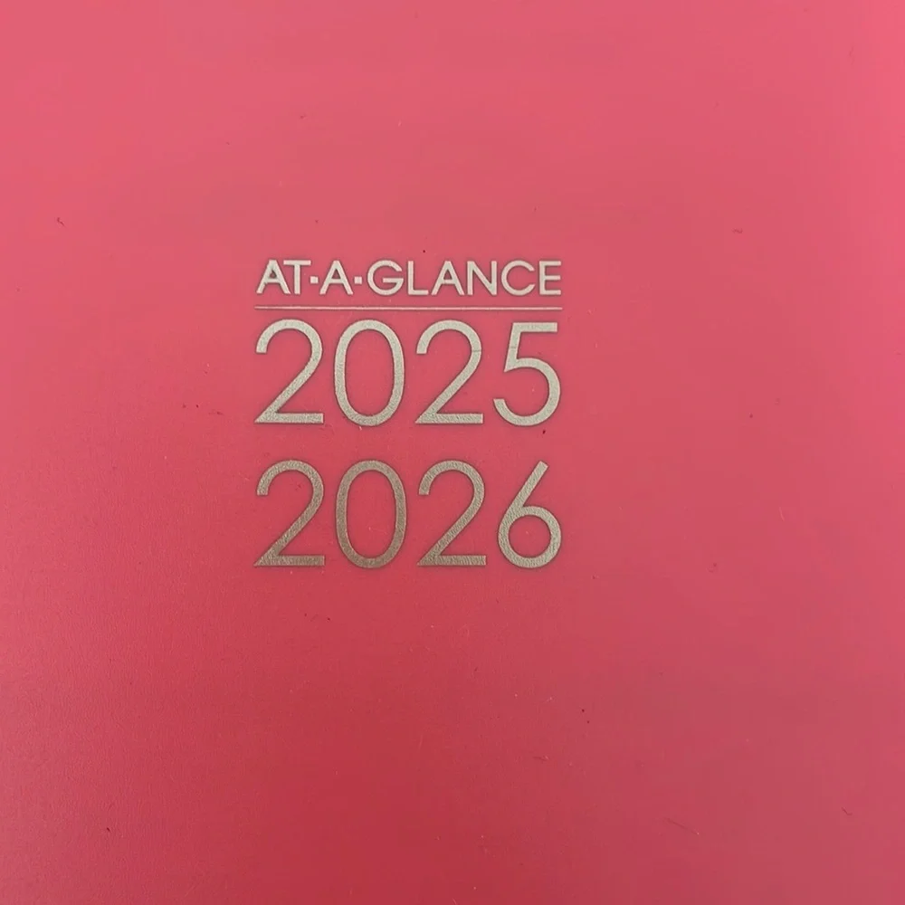 At-A-Glance Academic Pink monthly/weekly Office Planner